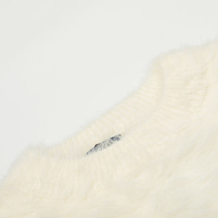 Suéter de forro polar con estampado de animal de corte regular