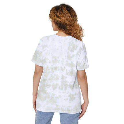 Unisex Tie-Dye T-Shirt with Grave Logo for Trendy Fashion Lovers