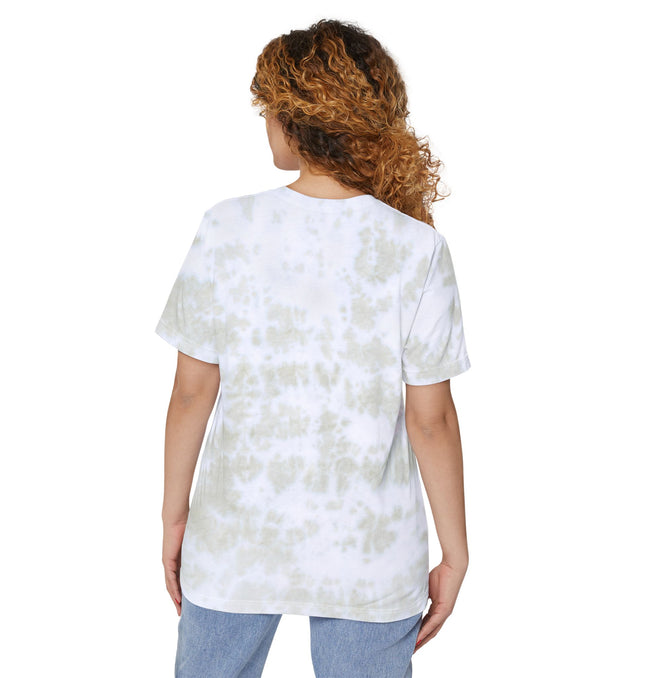 Unisex Tie-Dye T-Shirt with Grave Logo for Trendy Fashion Lovers
