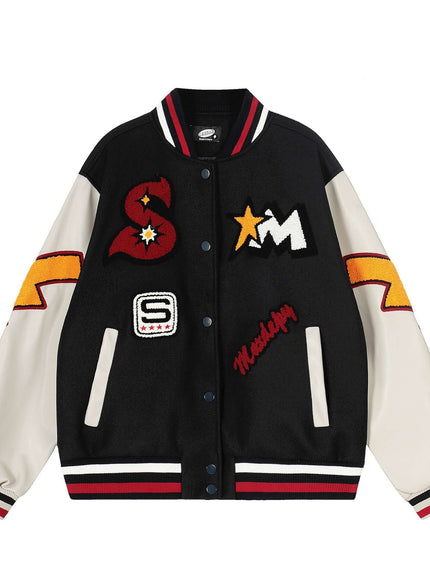 Front view of Digital Pattern Jacket - Grozavu brand streetwear