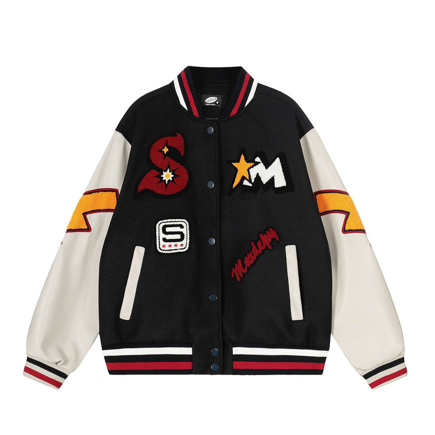 Front view of Digital Pattern Jacket - Grozavu brand streetwear