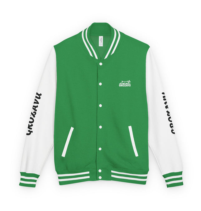 Unisex Heavyweight Letterman Jacket - Stylish & Chic with 'Incroyable!' Design