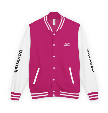 Unisex Heavyweight Letterman Jacket - Stylish & Chic with 'Incroyable!' Design