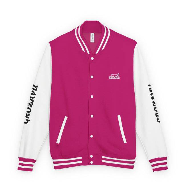 Unisex Heavyweight Letterman Jacket - Stylish & Chic with 'Incroyable!' Design