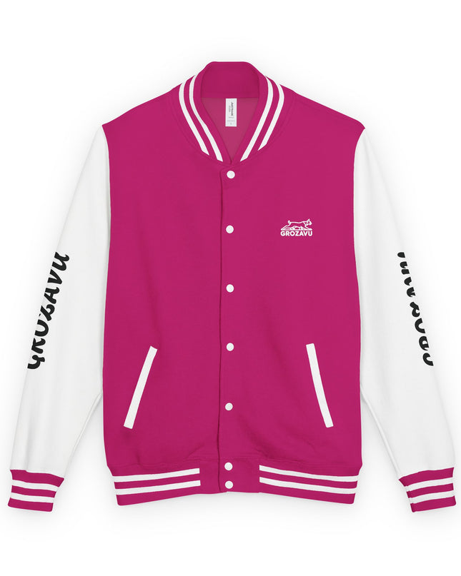 Unisex Heavyweight Letterman Jacket - Stylish & Chic with 'Incroyable!' Design