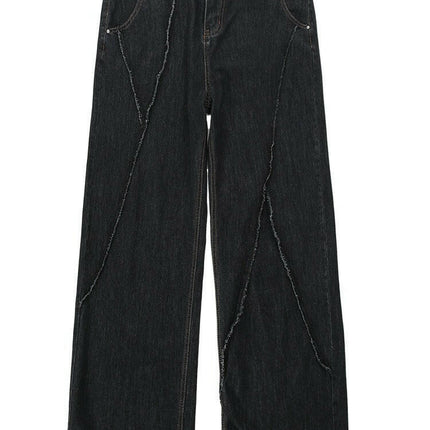 Grozavu Personalized Hip-Hop Straight Leg Jeans at €40.99