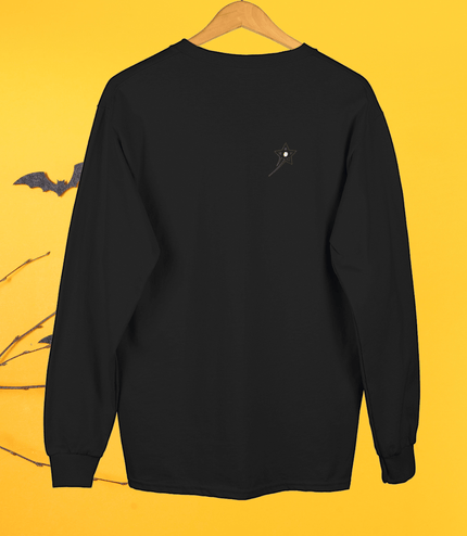 Men’s Long Sleeve Sweater | Halloween Street Vibes & Cozy Comfort