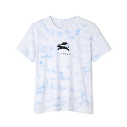 Unisex Tie-Dye T-Shirt with Grave Logo for Trendy Fashion Lovers