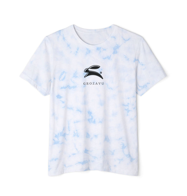 Unisex Tie-Dye T-Shirt with Grave Logo for Trendy Fashion Lovers
