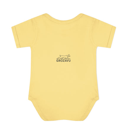 You Me Baby Bodysuit - Cute Infant Orange Outfit for Celebrations