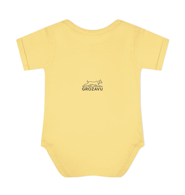You Me Baby Bodysuit - Cute Infant Orange Outfit for Celebrations