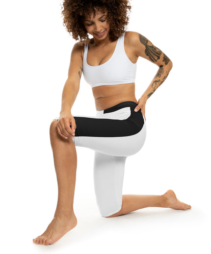 Grozavu | Damen Capri Active Leggings