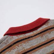 Vintage Twisted Knit Oversized Pullover Winter Sweater