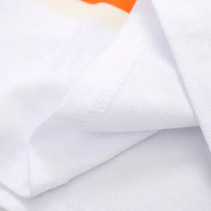 Tricou din bumbac cu imprimeu de pictură în ulei