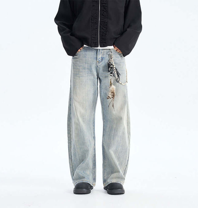 Washed Denim styling detail - Premium Streetwear