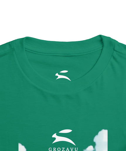 Kurzarm-T-Shirt für Kleinkinder | Grozavu Design