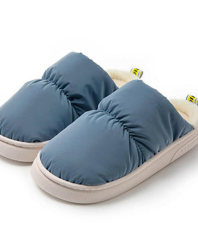 Grozavu's Winter Cotton Candy Slippers: Thick Soles for Comfort & Warmth