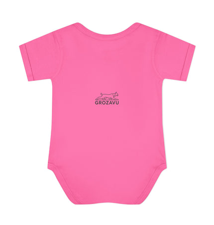 You Me Baby Bodysuit - Cute Infant Orange Outfit for Celebrations