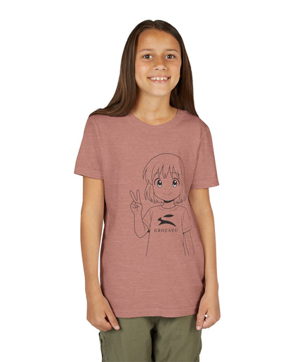 Cartoon Graphic Jugend T-Shirt | Grozavu