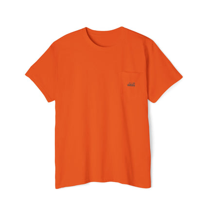 Unisex Heavy Cotton Pocket Tee – Perfect for Everyday Comfort