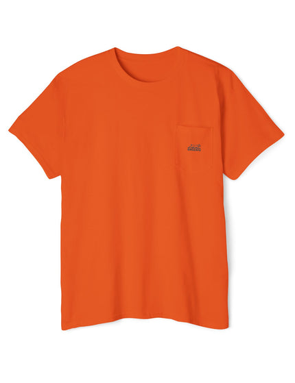 Unisex Heavy Cotton Pocket Tee – Perfect for Everyday Comfort