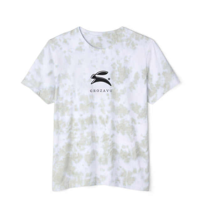 Unisex Tie-Dye T-Shirt with Grave Logo for Trendy Fashion Lovers