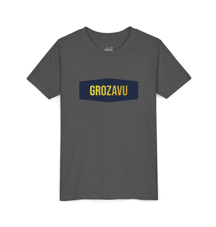 Cool Youth Short Sleeve Tee with 'GROZAVU' Design