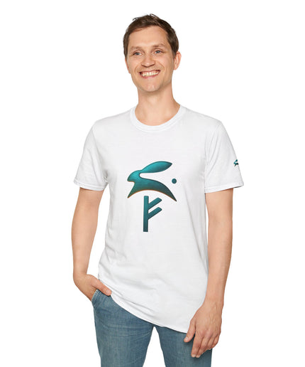 Glückliches T-Shirt Grozavu | FEHU Rune Energie Tee
