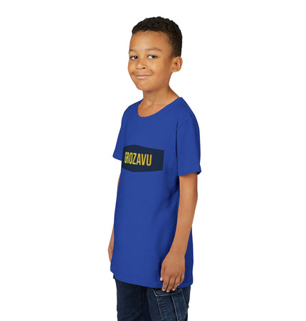 Cool Youth Short Sleeve Tee with 'GROZAVU' Design