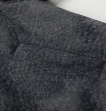 Baumwollkragen Fleecejacke