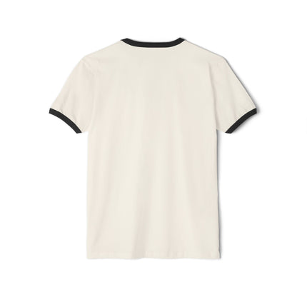 Unisex Cotton Ringer T-Shirt - 'Move On' Graphic Tee for Casual Style