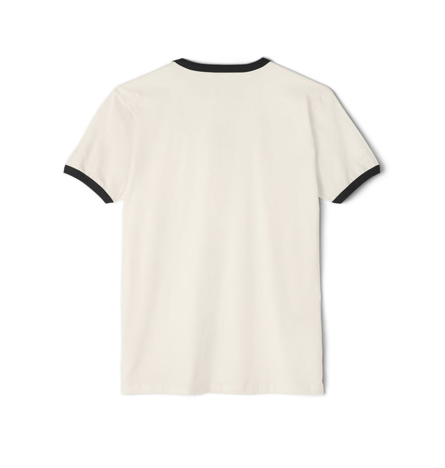 Unisex Cotton Ringer T-Shirt - 'Move On' Graphic Tee for Casual Style