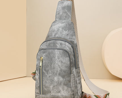 Zaino Retro Versatile in Pelle Morbida con Texture