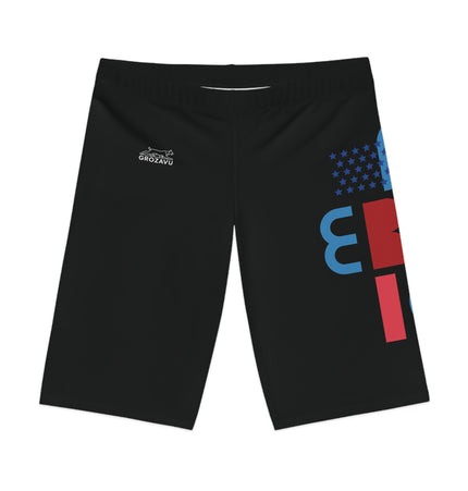 Stylish Women&'s 039;s Bike Shorts with Colorful Graphics