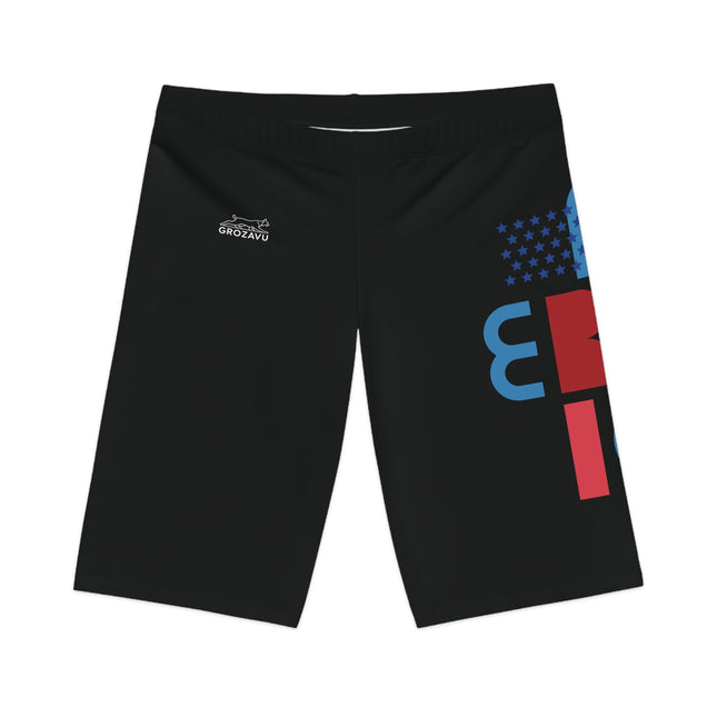 Stylish Women&'s 039;s Bike Shorts with Colorful Graphics