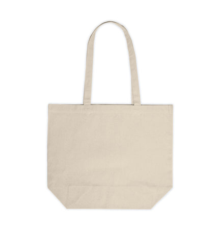 Eco-Friendly Canvas Shopping Tote with Artistic Design - GROZAVU