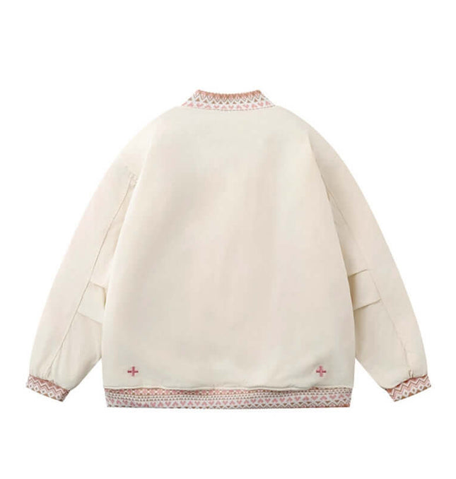 Cotton Jacket Paneled Spliced styling detail - Premium Streetwear