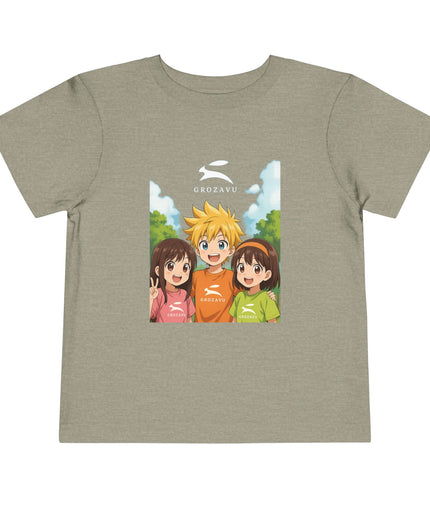 Kurzarm-T-Shirt für Kleinkinder | Grozavu Design