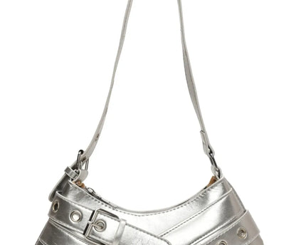 Sac à bandoulière en cuir PU avec boucle