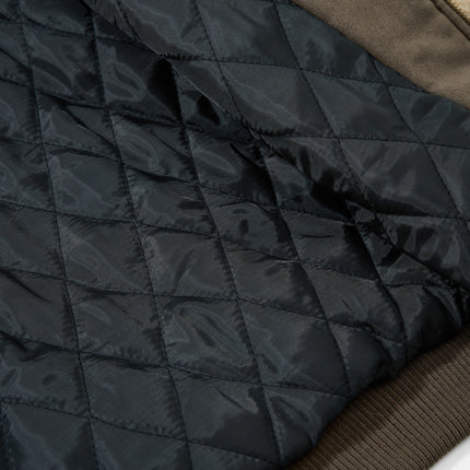 Warme Baumwolljacke mit Pelzkragen