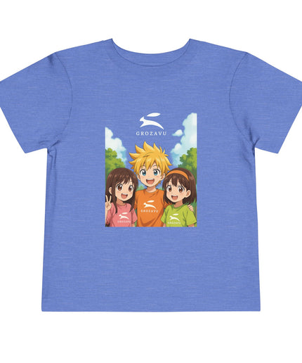 Kurzarm-T-Shirt für Kleinkinder | Grozavu Design