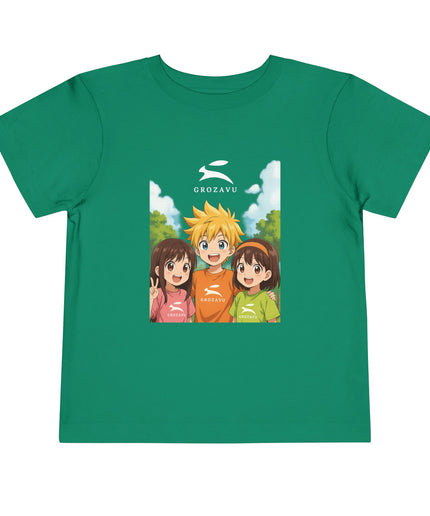 Kurzarm-T-Shirt für Kleinkinder | Grozavu Design