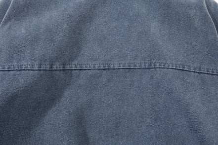 Woolen Collar Cotton Jacket With Fleece