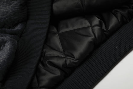 Cotton collar jacket with cotton jacket