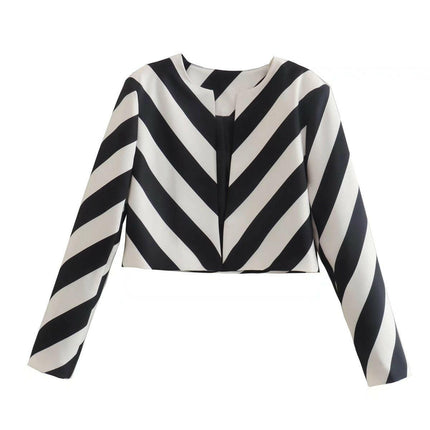 Stay Stylish! Spring & Summer Stripe Coat at €35.99