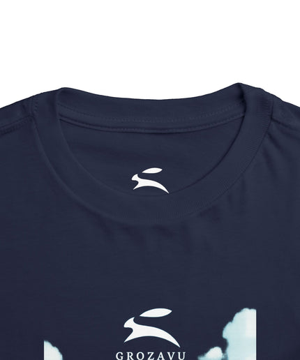 Kurzarm-T-Shirt für Kleinkinder | Grozavu Design