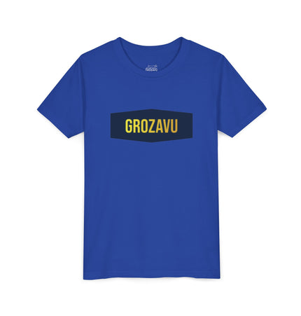 Cool Youth Short Sleeve Tee with 'GROZAVU' Design