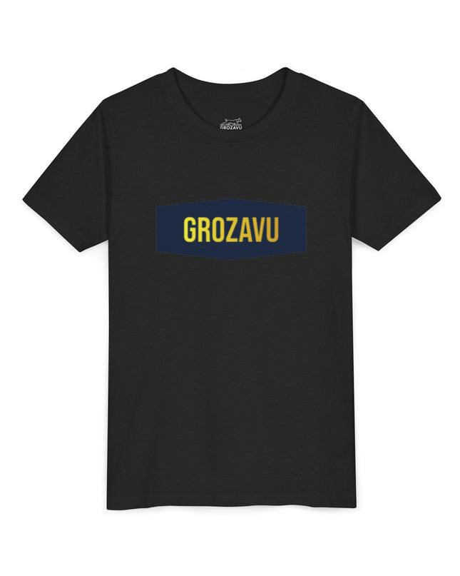 Cool Youth Short Sleeve Tee with 'GROZAVU' Design