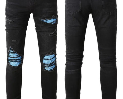 Men's Distressed Skinny Jeans