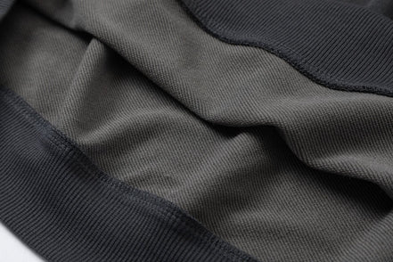 Christmas Reindeer Print Medium-Length Hoodie